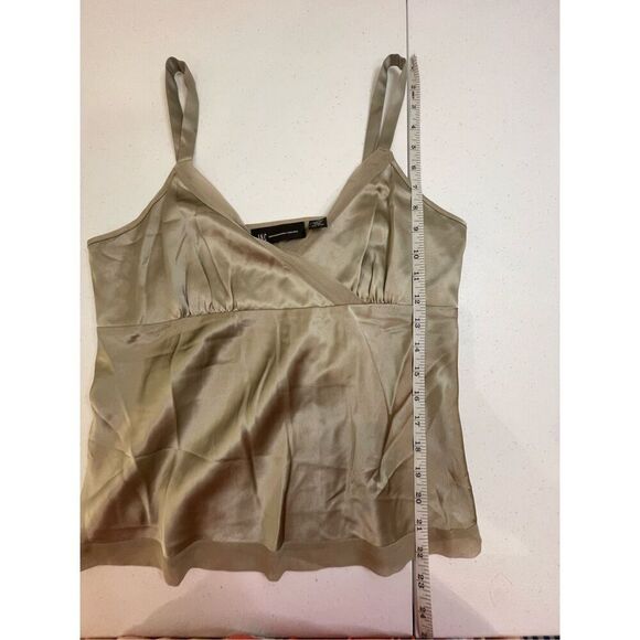 I.N.C. International Concepts silk sleeveless blouse size 6 gray - Picture 4 of 5